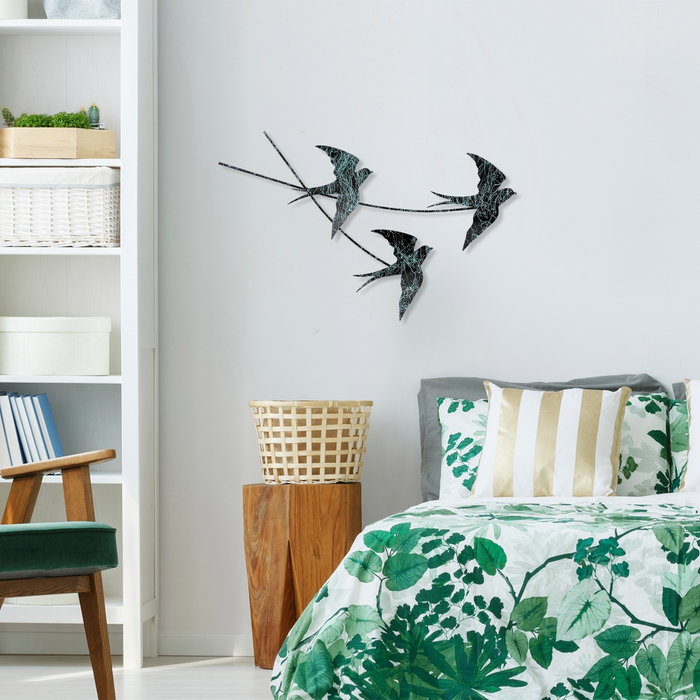 Wallity Wallow 3 Escultura de pared multicolor
